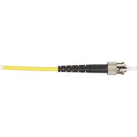 BLACK BOX EFN310-020M-STST OS2 9/125 SINGLEMODE FIBER OPTIC PATCH CABLE - OFNR PVC, ST TO ST, YELLOW, 20-M
