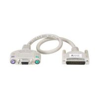 EHN154A-0001 KVM USER CABLE, KEYBOARD/MONITOR/MOUSE CABLE WITH AUDIO - PS, PS/2 STANDARD, 1-F