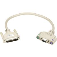 EHN154A-0010 KVM USER CABLE - KEYBOARD/MONITOR/MOUSE CABLE WITH AUDIO, PS, PS/2 STANDARD, 10-