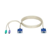 EHN70001-0010 KVM CPU CABLE - EC SERIES AND DT LOW PROFILE SERIES, VGA, PS/2, 10-FT. (3.0-M)