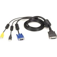 EHNSECURE3-0006 SECURE KVM CPU CABLE CAN BE USED TO CONNECT A VGA AND USB COMPUTER TO THE S