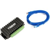 BLACK BOX EME1J8-005 DIGITAL I/O DRY CONTACT SENSOR - (8) DRY CONTACTS WITH 5-FT. (1.5-M) CABLE