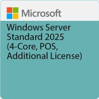 Microsoft EP2-25426 Windows Server Standard 2025 (4-Core, POS, Additional License)