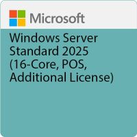 Microsoft EP2-25444 Windows Server Standard 2025 (16-Core, POS, Additional License)