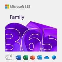Microsoft EP2-32327 365 Family (6-User License / 12-Month Subscription / Product Key Code)