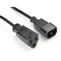 BLACK BOX EPXR15 CONVERTS AN IEC 320 SOCKET IN A POWER STRIP OR PDU TO A 3-PRONG OUTLET