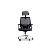 URBAN FACTORY ESC01UF ERGONOMIC CHAIR WITH CURVED SHAPE FOR OPTIMAL SUPPORT. ADJUSTABLE BACK SUPPORT.