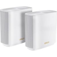 ASUS ZenWiFi ET9-W-2-PK AX7800 Wireless Tri-Band Gigabit 2-Piece Mesh Wi-Fi System (White)