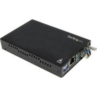 StarTech 1000 Mb/s Gigabit Multi-Mode Fiber Media Converter (LC Connector, Black) - ET91000LC2