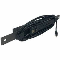 BRETFORD ETCE6-SB E6 OUTLET POWER STRIP, EXPLORER TV CART, STORM BLUE