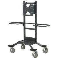 BRETFORD ETCM-SB EXPLORER DISPLAY CART, STORM BLUE / SUPPORTS UP TO 86IN, 200 LBS DISPLAYS, AGENC
