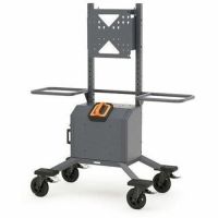 BRETFORD ETCM10S-SB CORDLESS EXPLORER DISPLAY CART, 1024WH BATTERY, STORM BLUE