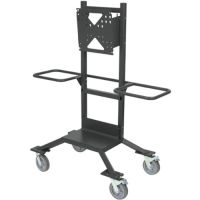 BRETFORD ETCMHD-SB EXPLORER DISPLAY CART, HNDL, DR LCKS, STORM BLUE