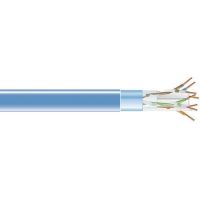 BLACK BOX EVNSL0611A-1000 CAT6 400-MHZ SOLID ETHERNET BULK CABLE - SHIELDED (F/UTP), CMP PLENUM, BLUE, 100