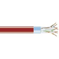BLACK BOX EVNSL0616A-1000 CAT6 400-MHZ SOLID ETHERNET BULK CABLE - SHIELDED (F/UTP), CMP PLENUM, RED, 1000
