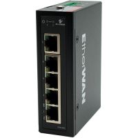 EtherWAN EX41941 Hardened Unmanaged 4-Port Gigabit PoE & 1-Port Gigabit RJ45 Ethernet Switch (Vertical Housing)