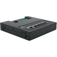 EtherWAN EX41941F Hardened Unmanaged 4-Port Gigabit PoE & 1-Port Gigabit RJ45 Ethernet Switch (Horizontal Housing)
