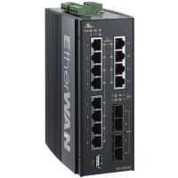 EtherWAN EX73922X-0VB Series Hardened Managed 8-Port Gigabit and 2-Port 10G SFP+ Ethernet Switch