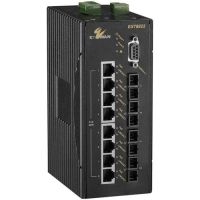 EtherWAN EX78802-0VBT Hardened Managed 8-Port 10/100BASE-TX PoE + 2-Port Gigabit 100/1000BASE SFP DDM Ethernet Switch