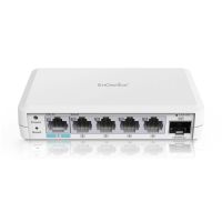 ENGENIUS EXT1106 SWITCH EXTENDER WITH 4 GBE ETHERNET PORT & 1 GBE POE PD & 1 GBE SFP POR