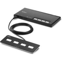 Belkin 4-Port Modular Secure KM Switch PP4.0 with Remote - F1DN004MOD-KM-4