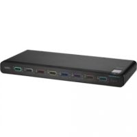 Belkin Universal 2nd Gen Secure KVM Switch, 8-Port Single Head w/ CAC - F1DN108KVM-UN-4