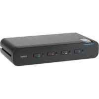 Belkin Belkin Cybersecurity and Secure KVM - Universal 2nd Gen Secure KVM Switch, 4-Port Dual Head w/ CAC - F1DN204KVM-UN-4
