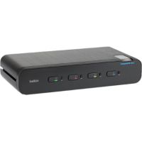 Belkin Belkin Cybersecurity and Secure KVM - Universal 2nd Gen Secure KVM Switch, 4-Port Dual Head No CAC - F1DN204KVM-UNN4