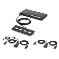 BELKIN F1DN204MOD-PP-4 MDLR 4-PT 2-HD DP SKVM W/RMT PP4.0