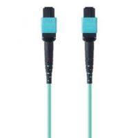Belkin MTP to MTP MPO Fiber Optic Cable, 40GbE Aqua MTP/MTP, 50/125, OM3, Plenum - F2CF006-1M
