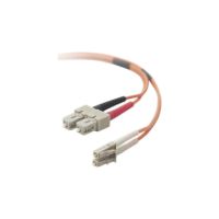 Belkin Fiber Optic Cable; Multimode LC/SC Duplex MMF, 62.5/125 - 3.0 Meters - F2F202L7-03M
