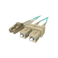 Belkin LC-SC 50 125 Multimode Fiber Cable, Aqua, 20m - F2F402L7-20M-G