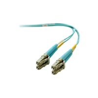 Belkin Fiber Optic Cable, 10GB/100GB Aqua Multimode LC/LC Duplex, 50/125 OM4 - F3F004-10M