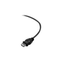 Belkin USB-A to USB-A Extension Cable - 480 Mbps - M/F - 9.8ft/3m - Black - F3U153BT3M