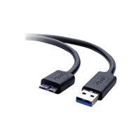 Belkin SuperSpeed USB 3.0 Cable A to Micro-B - USB cable - USB Type A to Micro-USB Type B - 3 ft - F3U166B03