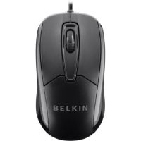 Belkin Wired USB Ergonomic Mouse - F5M010QBLK