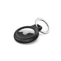 Belkin F8W973btBLK Secure Holder with Key Ring for Apple AirTag (Black)