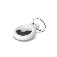 Belkin F8W973btWHT Secure Holder with Key Ring for Apple AirTag (White)