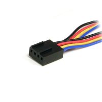 StarTech 12in 4 Pin PWM Fan Extension Power Y Cable - F/M - FAN4SPLIT12
