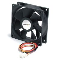 STARTECH FAN6X25TX3H FAN - PLASTIC - BLACK - DUAL BALL BEARING DESIGN. 3-PIN CONNECTOR WITH TACHOMETE