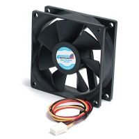 StarTech FAN8X25TX3L 80x25mm Ball Bearing Quiet Computer Case Fan w/ TX3 Connector - 3 pin case Fan - TX3 Fan - computer case Fan (FAN8X25TX3L) - system fan kit