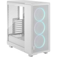Fractal Design FD-C-EPO1A-05 Epoch RGB Mid-Tower Case (White with Clear Tempered Glass)