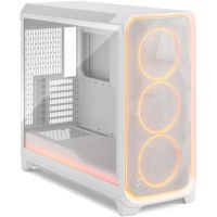 Fractal Design FD-C-MES3X-05 Meshify 3 XL Ambience Pro RGB Full Tower Case (White with Clear Tempered Glass)