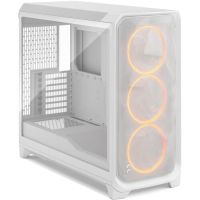 Fractal Design FD-C-MES3X-06 Meshify 3 XL RGB Full Tower Case (White with Clear Tempered Glass)