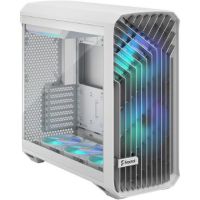 Fractal Design FD-C-TOR1A-07 Torrent Mid-Tower Case with Clear Tempered Glass Side Panel and RGB Fans (White)