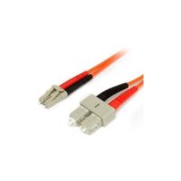 StarTech 2m Fiber Optic Cable - Multimode Duplex 62.5/125 LSZH - LC/SC - FIBLCSC2