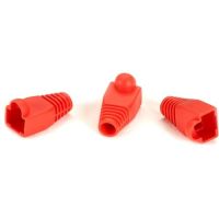 BLACK BOX FMT720 SNAGLESS CABLE BOOT - RED, 50-PACK