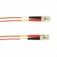 BLACK BOX FOCMP62-010M-LCLC-RD OM1 62.5/125 MULTIMODE FIBER OPTIC PATCH CABLE - OFNP PLENUM, LC TO LC, RED, 10-