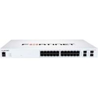 FORTINET SWITCH - FORTISWITCH FS-124F-FPOE - 1RU - WIRED - 10GBPS - NETWORKING / PORTS