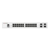 FORTINET HW FS-124F, 24X GE RJ45 AND 4X 10GE SFP+; 1X RJ-45 SERIAL CONSOLE PORT, SUPPORT